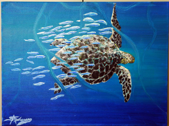 RUSH HOUR (Original Painting) Oil on Canvas  24x18 Unframed by Susan Andreasen