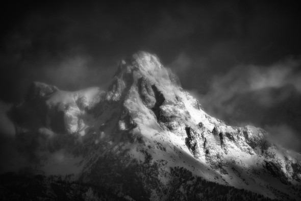 Grand Winter in Black and White, Grand Teton National Park, by Ruby Hour Photo Art ~ Marcela Herdova