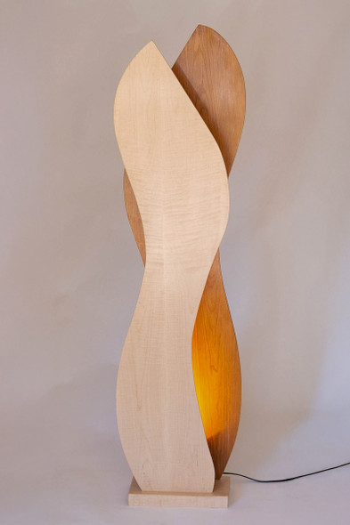 Intimate light in cherry and maple by Alan Kalker