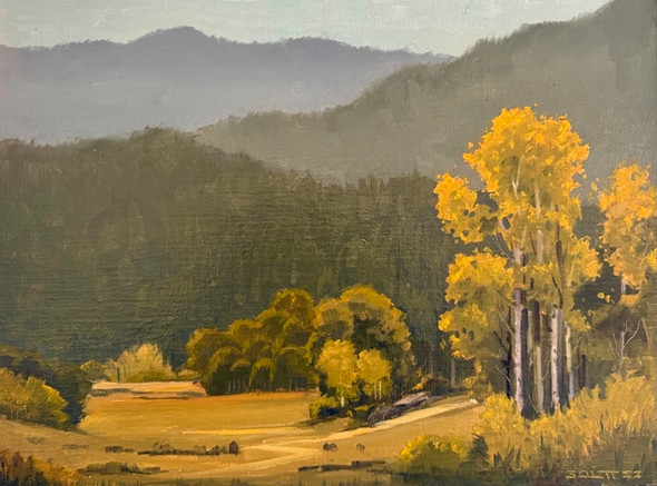 Coming of Fall (Original Painting) Oil on Canvas  12 X 16 Unframed by John Thomas Soltesz