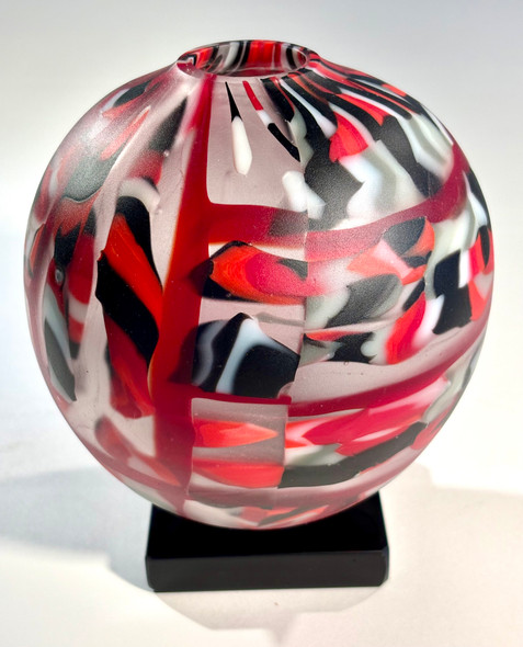 Orb 2- Black and Red by Martin Kremer