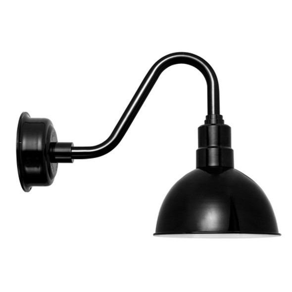 Vintage Black 10" Blackspot LED Barn Lights