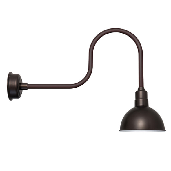 10" Mahogany Bronze Blackspot Indoor/Outdoor Industrial LED Barn Lights