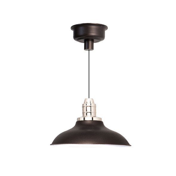 10" Peony LED Pendant Light in Mahogany Bronze