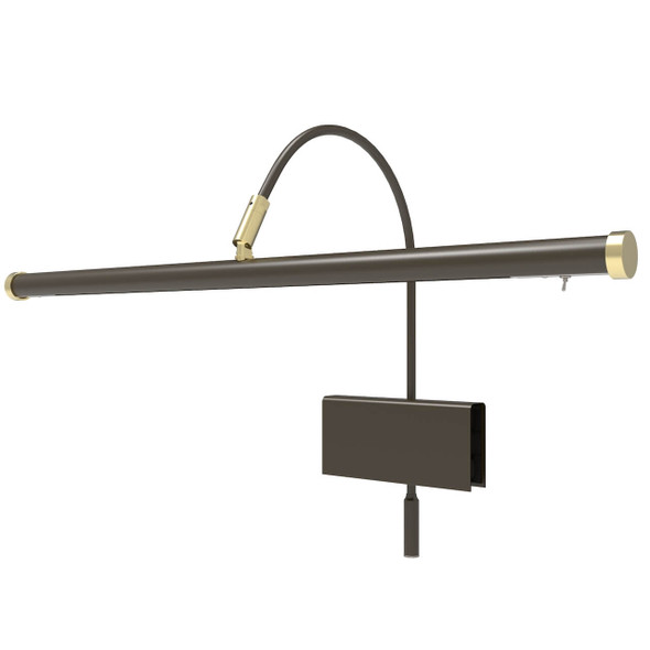 19" Adjustable LED Grand Piano Lamp - Mahogany Bronze