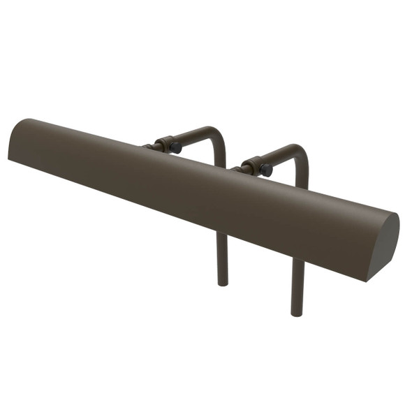 14" Classic Hardwired LED Picture Light in Mahogany Bronze