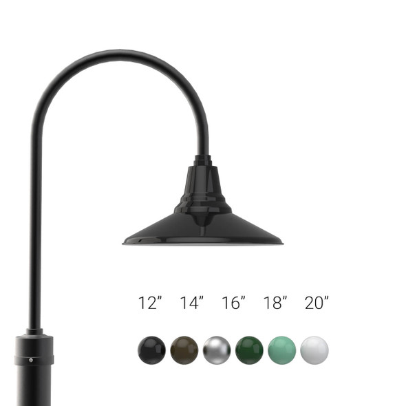 Customizable Calla LED Barn Lamp Post