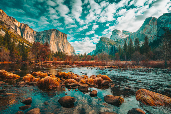 Streams of Serenity - Yosemite National Park by Zach Doehler