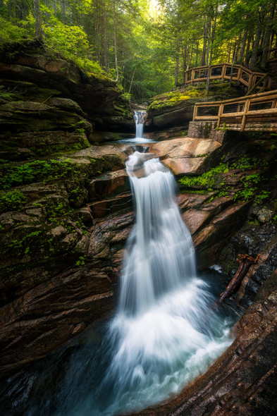 Sabbaday Spring - White Mountain National Forest by Justin Leveillee