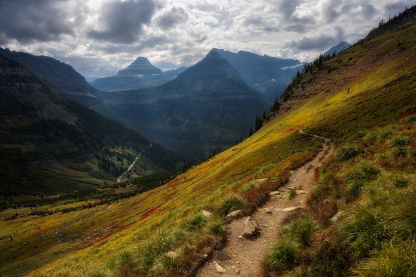 Highline Trail - Glacier National Park by Justin Leveillee