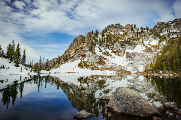 Surprise Lake in Grand Teton National Park, Utah by Ruby Hour Photo Art ~ Marcela Herdova