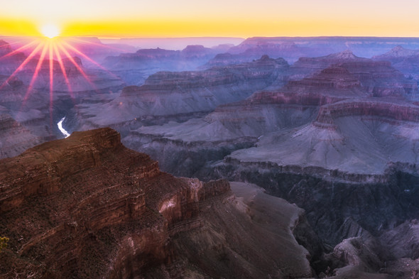 Hopi Point Sunset by Sandra Fennessy