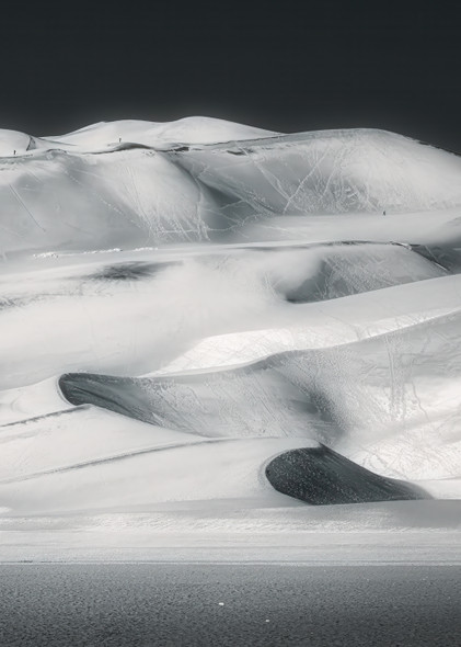 Sand Dunes Black & White by Sandra Fennessy