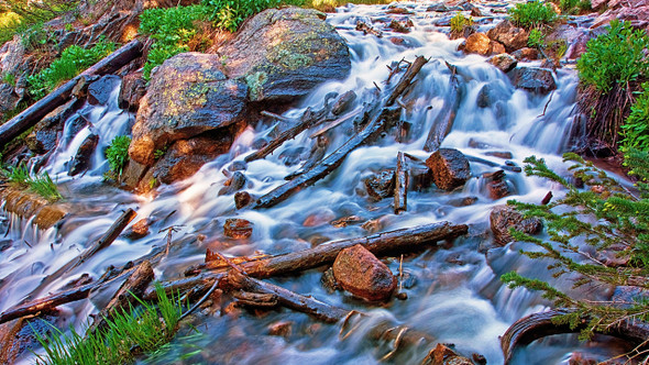 Dream Cascade - Rocky Mountain National Park by Brian Kerls Photography