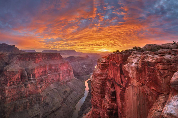 Toroweap Sunset (December 2019) - Grand Canyon North Rim, Arizona [David Balyeat]