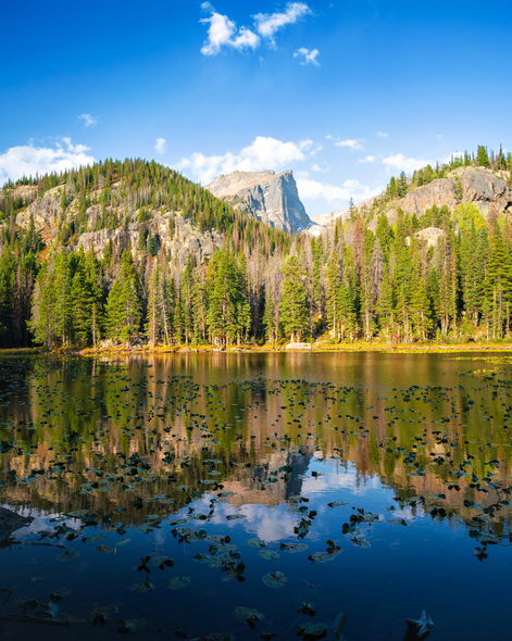 Dream Lake, Rocky Mountain National Park, Colorado by Ruby Hour Photo Art ~ Marcela Herdova