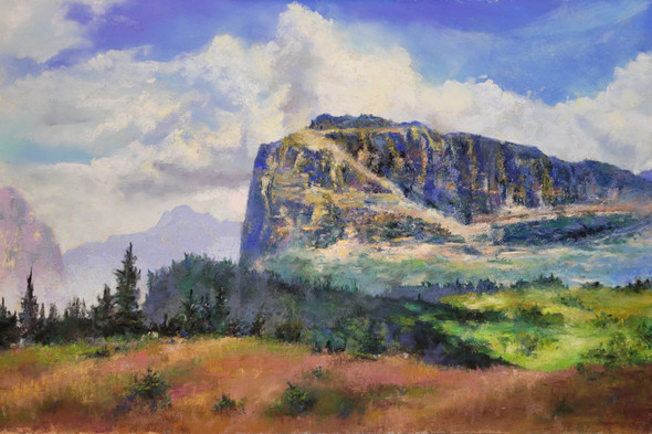 View from Logan Pass (Original Painting) by Bob Palmerton