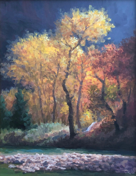 Sinewava Colors in Zion (Original Painting) by John Cogan