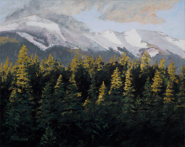Spring Glow (Original Painting) by Mary Giacomini