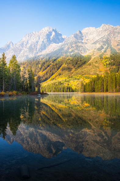 Fall at String Lake, Grand Teton National Park by Ruby Hour Photo Art ~ Marcela Herdova
