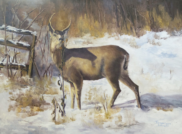 Seasons Come and Go (Original Painting) Oil on Linen Panel 18x24  by Teresa Lynn Johnson