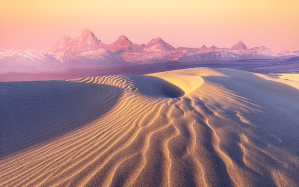Grand Tetons and Dunes 1 by John Haymore