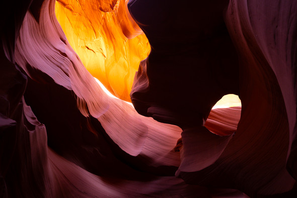 Shapes of Lower Antelope Canyon, by Ruby Hour Photo Art ~ Marcela Herdova