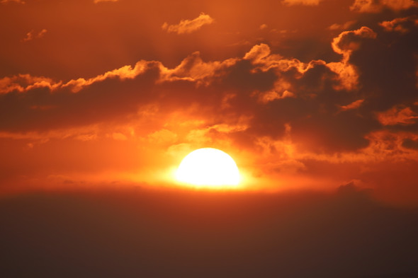 Sunset and strom clouds by Craig Fentiman