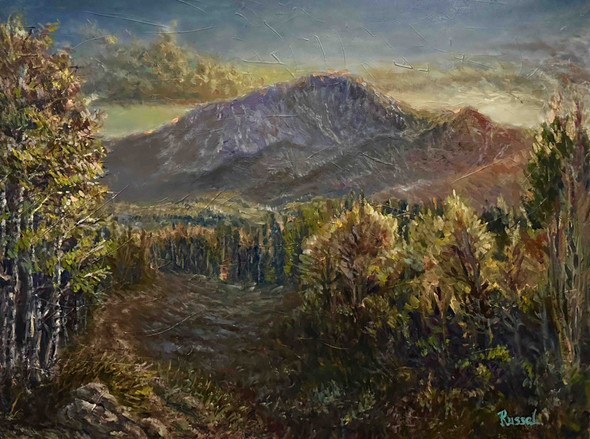 Aspen Sunset (Original Oil Painting) by Michael J. Russel