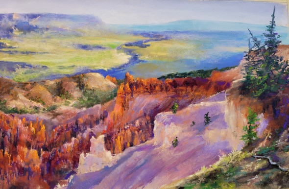 Bryce Canyon Overlook (Original Painting) by Bob Palmerton