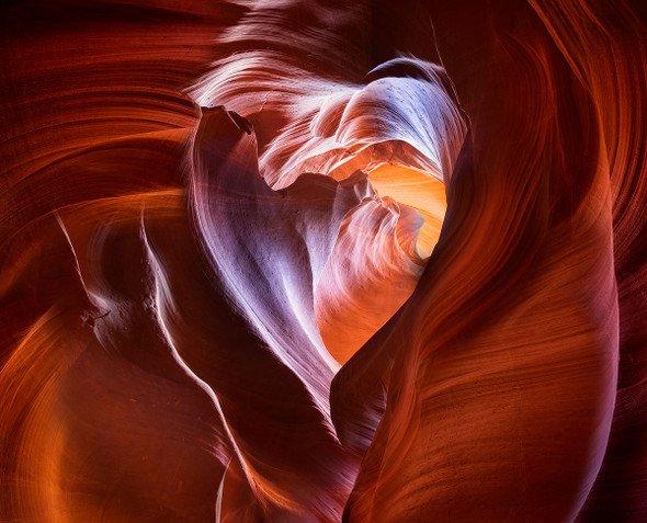 Antelope Canyon Heart By Lewis Carlyle