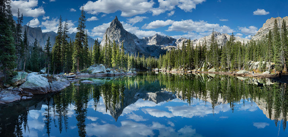 Lone Eagle Peak Mirror Lake by Lewis Carlyle