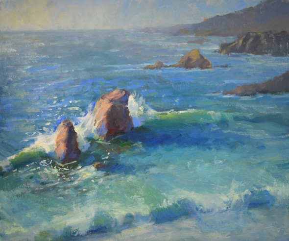 Pacific Twins (Original Oil Painting) by Kristina Sellers