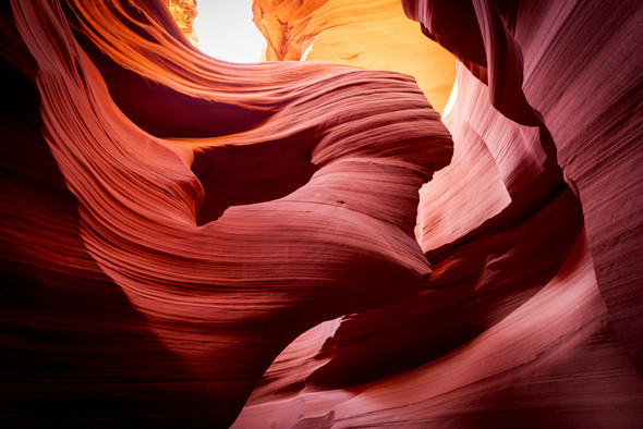 Stone Veil Woman, Lower Antelope Canyon, by Ruby Hour Photo Art ~ Marcela Herdova