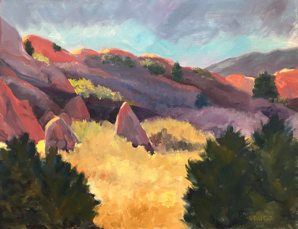 Garden Light (Original Painting) on Gallery Wrap Canvas 18 x 24 by Deb Bartos