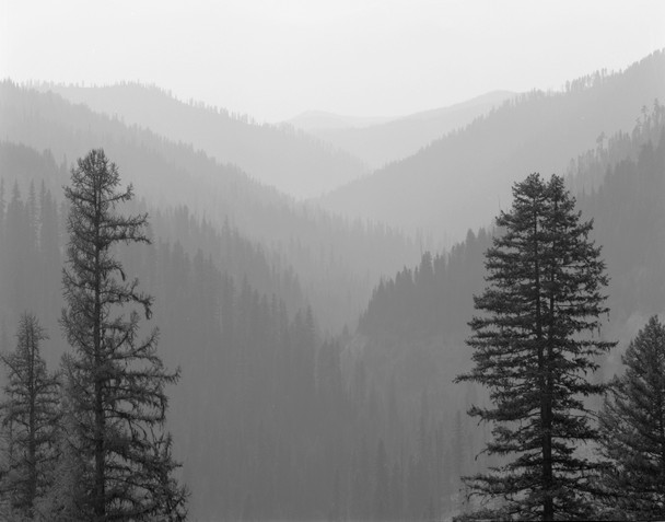 Hazy Valley in Montana by William Lemke