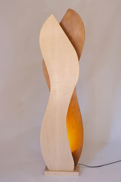 Intimate light in cherry and maple by Alan Kalker