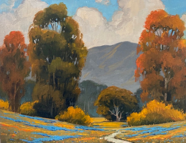 Golden Trail (Original Painting) Oil on Canvas 16 X 20 Unframed by John Thomas Soltesz