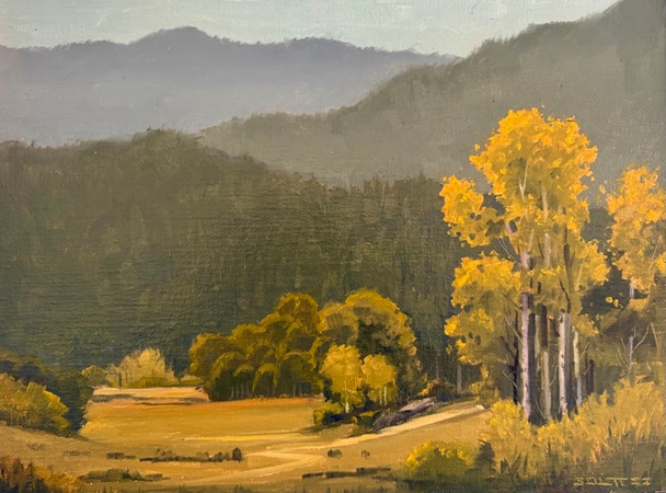 Coming of Fall (Original Painting) Oil on Canvas  12 X 16 Unframed by John Thomas Soltesz