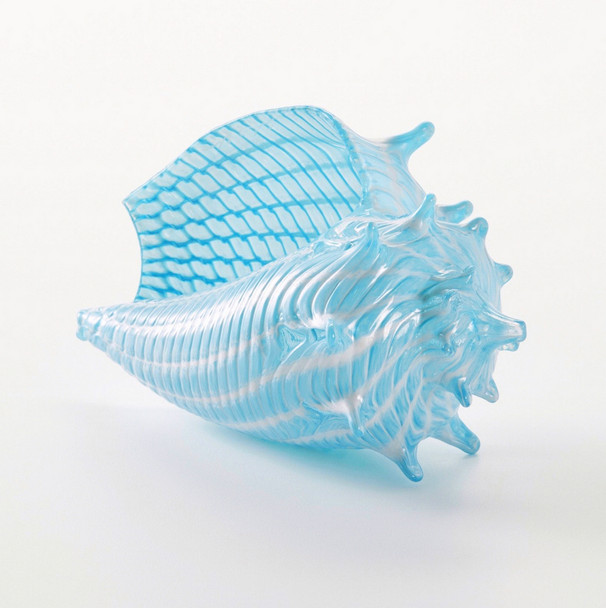 Calm Seas Copper Blue Conch by Treg Silkwood