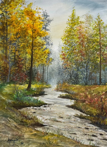 Amber Grove (Print) by Aprajita Lal