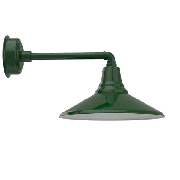 Vintage Green 16" Calla Metropolitan LED Barn Light