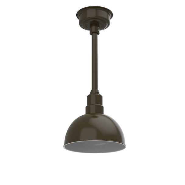 10" Blackspot LED Pendant Light in Mahogany Bronze with Mahogany Bronze Downrod