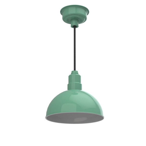 12" Blackspot LED Pendant Light in Jade