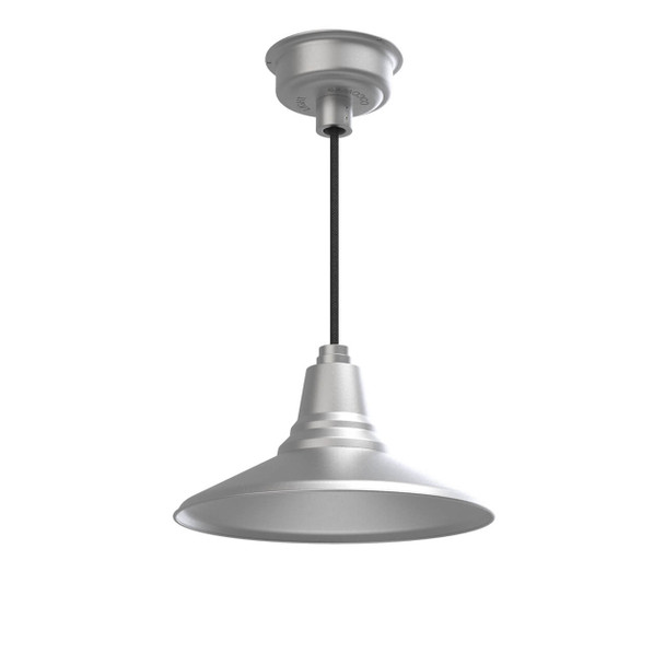 14" Calla LED Pendant Light in Galvanized Silver