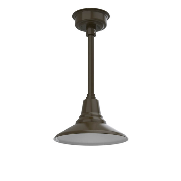 12" Calla LED Pendant Light in Mahogany Bronze with Mahogany Bronze Downrod 12" Calla LED Pendant Light in Mahogany Bronze with Mahogany Bronze Downrod
