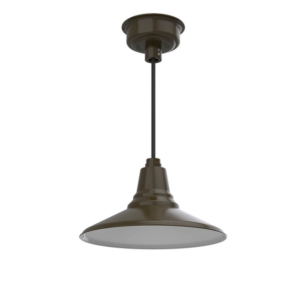 14" Calla LED Pendant Light in Mahogany Bronze