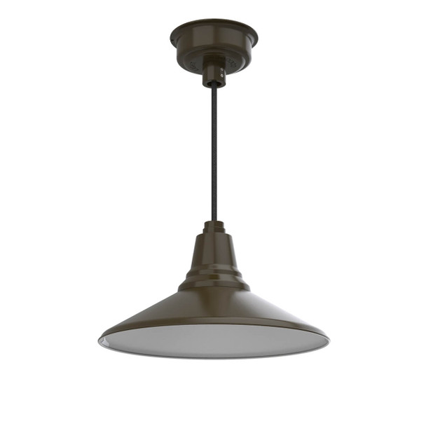 16" Calla LED Pendant Light in Mahogany Bronze