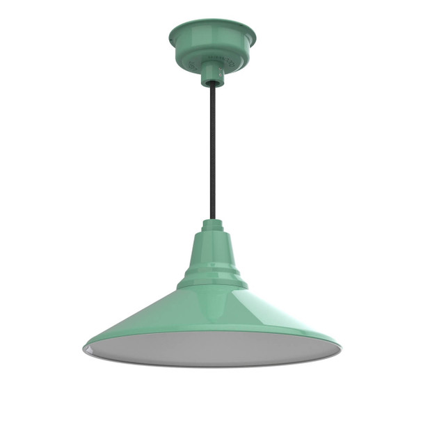 18" Calla LED Pendant Light in Jade