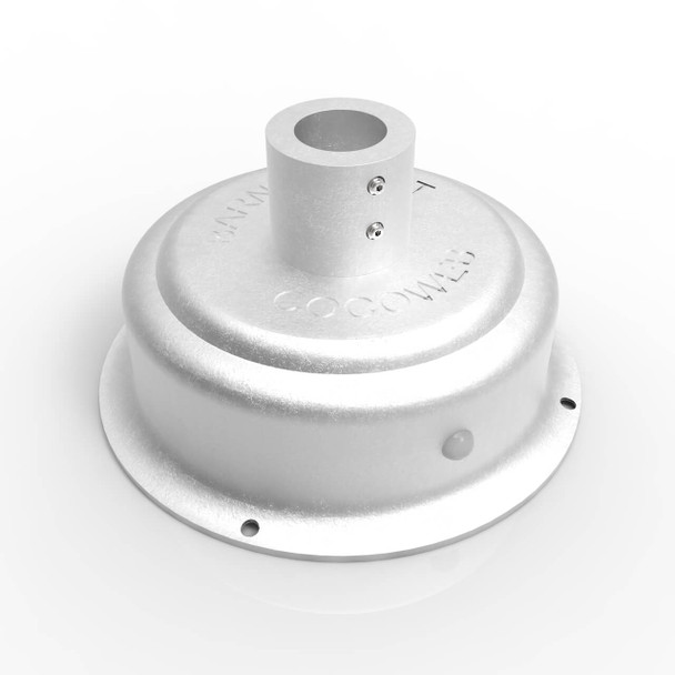 Barn Light Base- Motion Sensor, Galvanized Silver